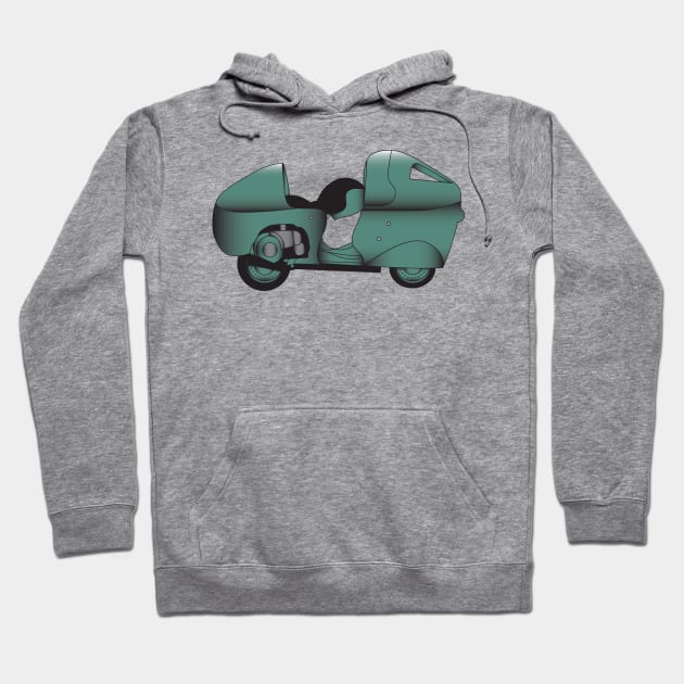 Vespa Montlhery Hoodie by kindacoolbutnotreally